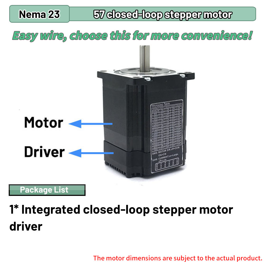 Nema23 57mm Closed Loop Steppe - đánh giá và giá Nema 23 Closed Loop Stepper Motor Driver Kit